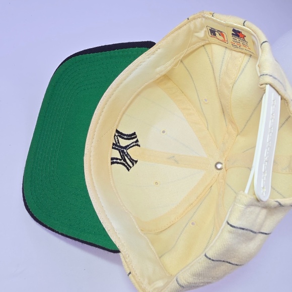 VINTAGE 90s Starter New York Yankees Pinstripe Snapback NWT - READ DESCRIPTION - Picture 11 of 14